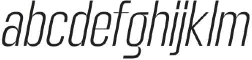 Hagia Pro Light Italic otf (300) Font LOWERCASE