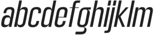 Hagia Pro Medium Italic otf (500) Font LOWERCASE