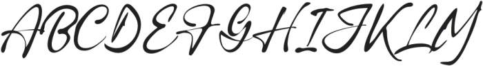 Hagiasignature-Regular otf (400) Font UPPERCASE