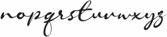 Hagiasignature-Regular otf (400) Font LOWERCASE