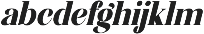 Hagista Melagon Italic otf (400) Font LOWERCASE