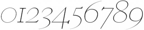 Hagito Thin Italic otf (100) Font OTHER CHARS