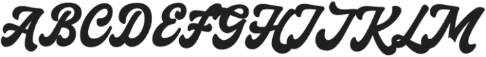 Haglos Bold otf (700) Font UPPERCASE