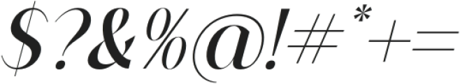 Haglueta Klaristto Serif Italic otf (400) Font OTHER CHARS