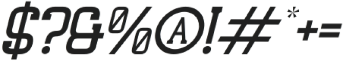 Hagofen Italic otf (400) Font OTHER CHARS