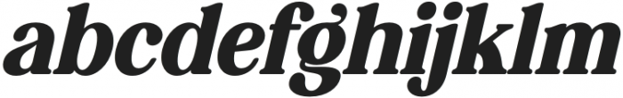 Hagona Italic otf (400) Font LOWERCASE