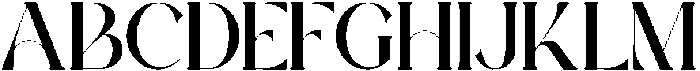 Haidan Regular otf (400) Font UPPERCASE