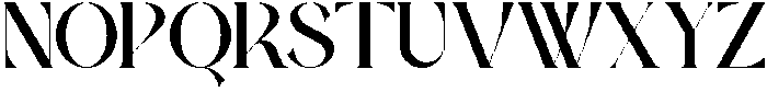 Haidan Regular otf (400) Font UPPERCASE