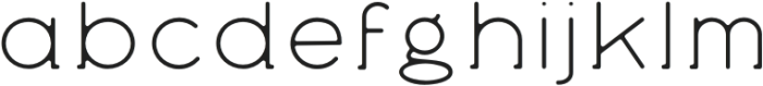 Haigo Thin otf (100) Font LOWERCASE