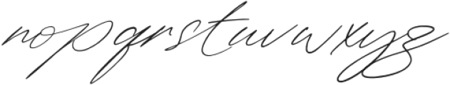 Haigrast Script Italic otf (400) Font LOWERCASE