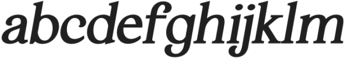 Haigrast Serif Black Italic otf (900) Font LOWERCASE