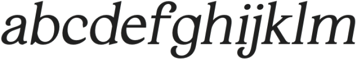Haigrast Serif Bold Italic otf (700) Font LOWERCASE