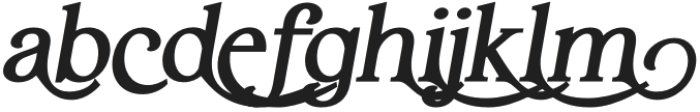 Haigrast Serif Deco Black Italic otf (900) Font LOWERCASE