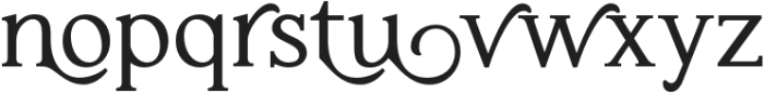 Haigrast Serif Deco Bold otf (700) Font LOWERCASE