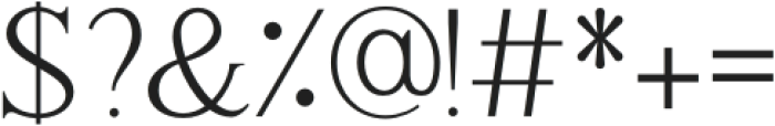 Haigrast Serif Regular otf (400) Font OTHER CHARS