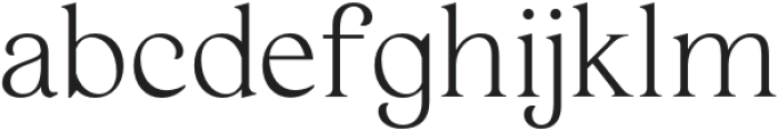 Haigrast Serif Regular otf (400) Font LOWERCASE