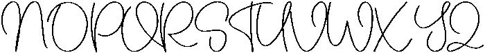 Hailey Regular otf (400) Font UPPERCASE