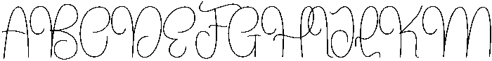 Hailey Regular otf (400) Font UPPERCASE