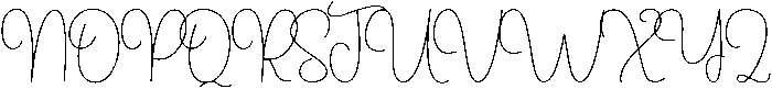 Hailey Regular otf (400) Font UPPERCASE