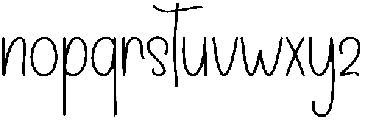 Hailey Regular otf (400) Font LOWERCASE