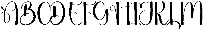 Hailey Regular otf (400) Font UPPERCASE