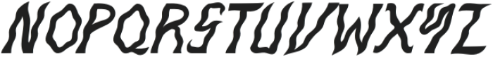 Hair Metal Regular otf (400) Font LOWERCASE