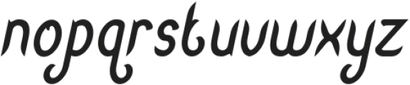 Hair Style Italic otf (400) Font LOWERCASE