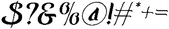 HakiaQafila-Italic otf (400) Font OTHER CHARS
