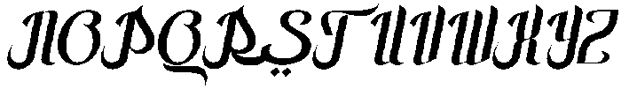 HakiaQafila-Italic otf (400) Font UPPERCASE