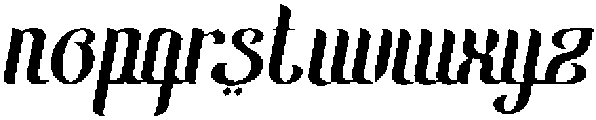 HakiaQafila-Italic otf (400) Font LOWERCASE