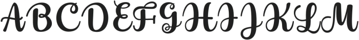 Hakime Regular otf (400) Font UPPERCASE