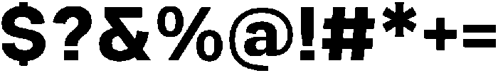 Hakter Bold otf (700) Font OTHER CHARS