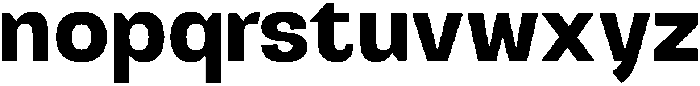 Hakter Bold otf (700) Font LOWERCASE