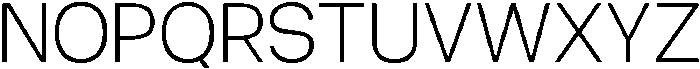 Hakter ExtraLight otf (200) Font UPPERCASE