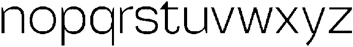 Hakter ExtraLight otf (200) Font LOWERCASE