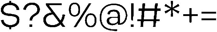 Hakter Light otf (300) Font OTHER CHARS