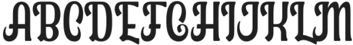 Hakury otf (400) Font UPPERCASE