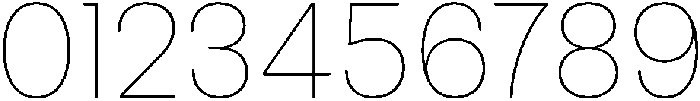 Halagar Thin otf (100) Font OTHER CHARS