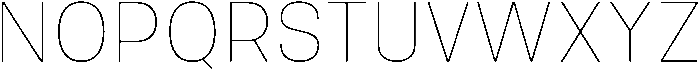 Halagar Thin otf (100) Font UPPERCASE