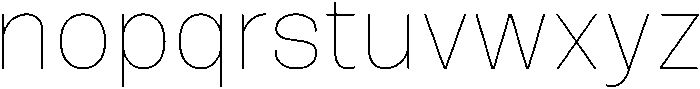 Halagar Thin otf (100) Font LOWERCASE