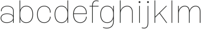 Halagar Thin otf (100) Font LOWERCASE