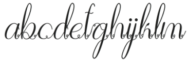 Halayna Regular otf (400) Font LOWERCASE