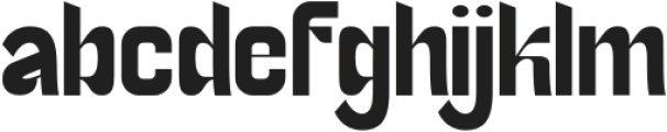 Halbrith Regular otf (400) Font LOWERCASE