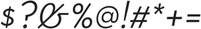 Halcyon Regular Italic otf (400) Font OTHER CHARS