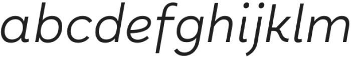Halcyon Regular Italic otf (400) Font LOWERCASE