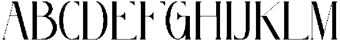 Halenna Regular otf (400) Font UPPERCASE