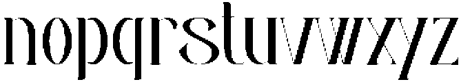 Halenna Regular otf (400) Font LOWERCASE