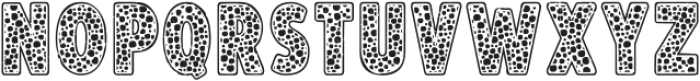 Half Leopard Font 1 Regular otf (400) Font UPPERCASE