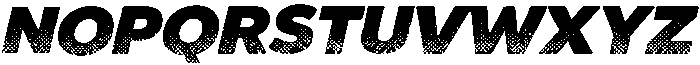 Halftone Retro Font Regular otf (400) Font UPPERCASE