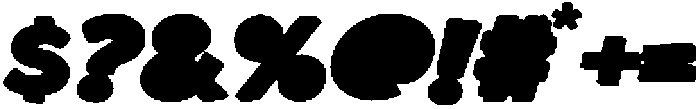 Halftone Retro Font Shadow otf (400) Font OTHER CHARS